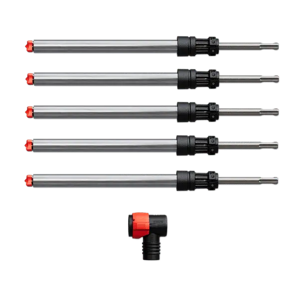 Diablo Amped Rebar Demon 3/4" × 14" Sds-Plus Hammer Drill Bit – 4-Cutter Full Carbide, Dust-Extracting (5-Pack) 1