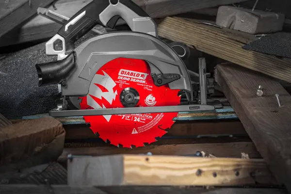 Diablo Demo Demon Framing & Demolition Saw Blade — 7-1/4" × 24 Teeth For Aggressive Wood Cutting, 10-Pack 1