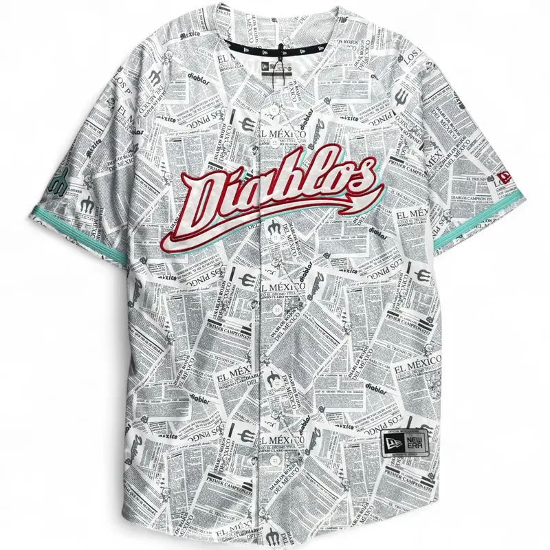 Diablos Rojos Del México Alternate Jersey – Multicolor 1