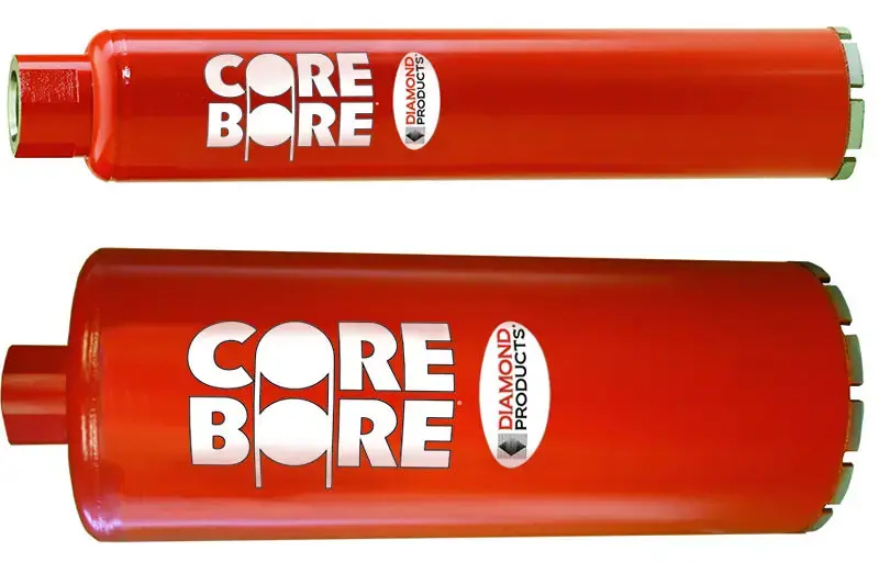 Diamond Products 1" Heavy-Duty Orange Wet Core Bit For General-Purpose Concrete Drilling 1