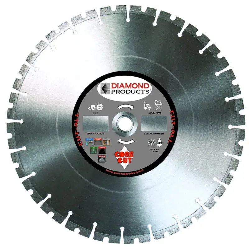 Diamond Products 14" X 0.125" Universal Arbor Split-Segment Diamond Blade 1