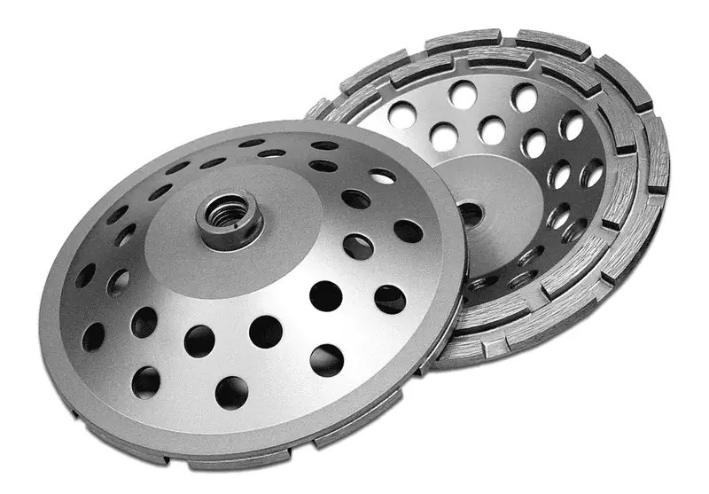 Diamond Products 4.5-Inch Deluxe-Cut Double-Row Segmented Diamond Cup Grinder (5/8"-11 Thread) 1
