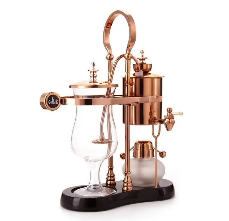Diguo Royal Balance Syphon Coffee Maker – Rose Gold Retro Design, 500Ml Capacity 1