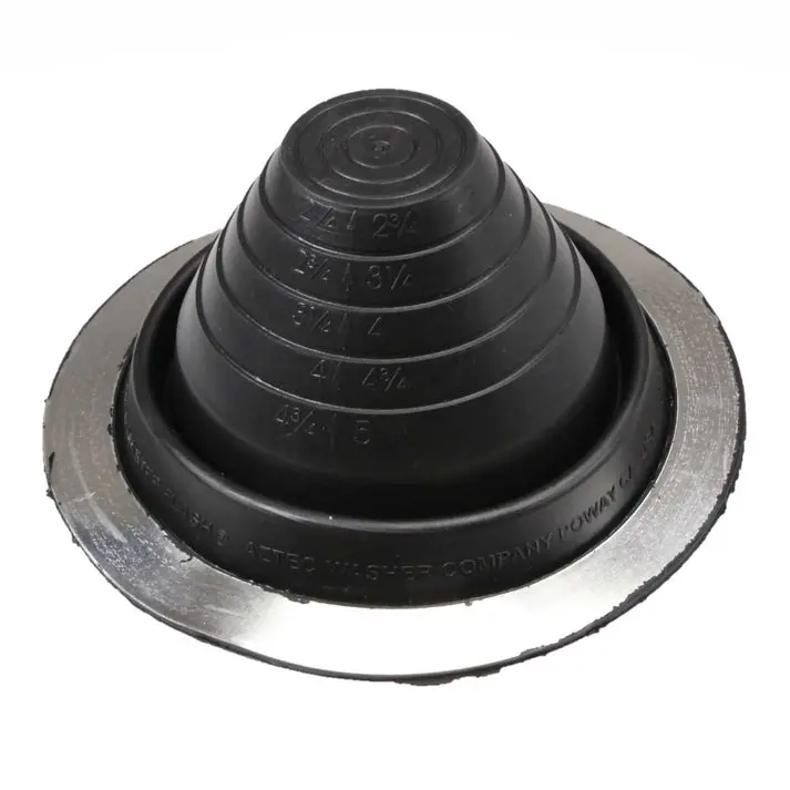 Dmi Epdm Pipe Flashing Boot – #3 Size, Fits Pipes 1/4" To 5" 1