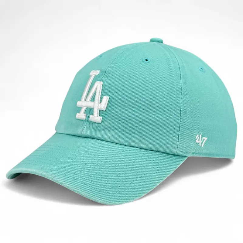 Dodgers Clean Up Cap – Tiffany Blue 47 Brand 1