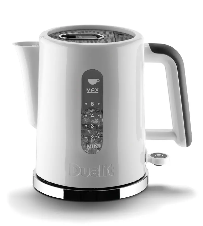 Dualit Studio 1.5L Electric Kettle – Modern White And Grey Design 1