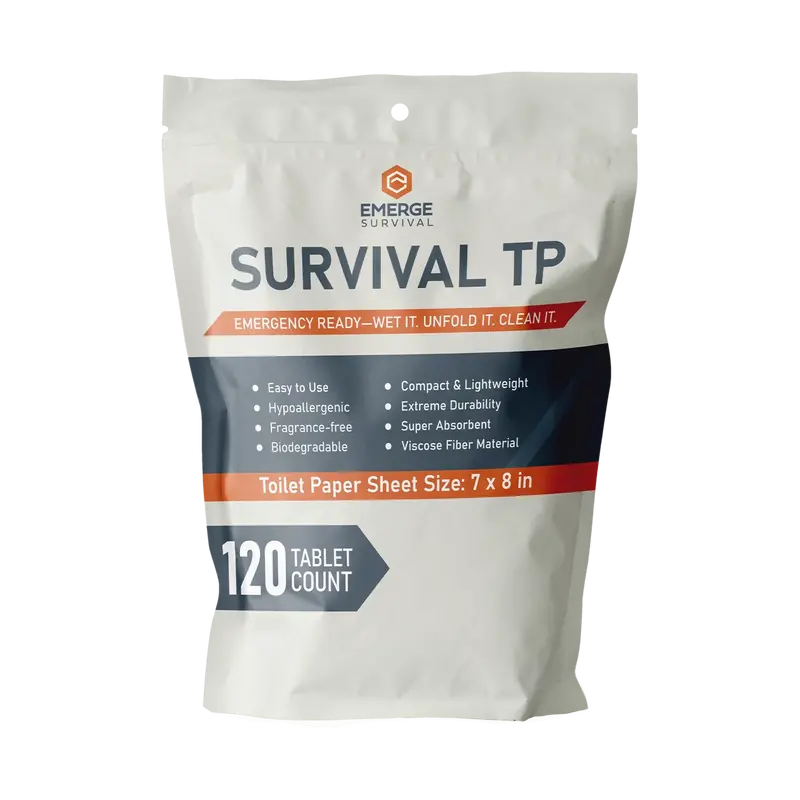 Emerge Survival Toilet Paper – Emergency-Grade, Compact, And Durable Roll 3