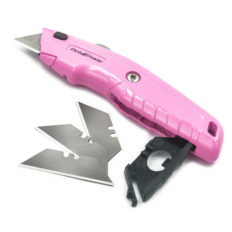 Ergonomic Utility Knife With Three Retractable Blades – Safety-First Design 1