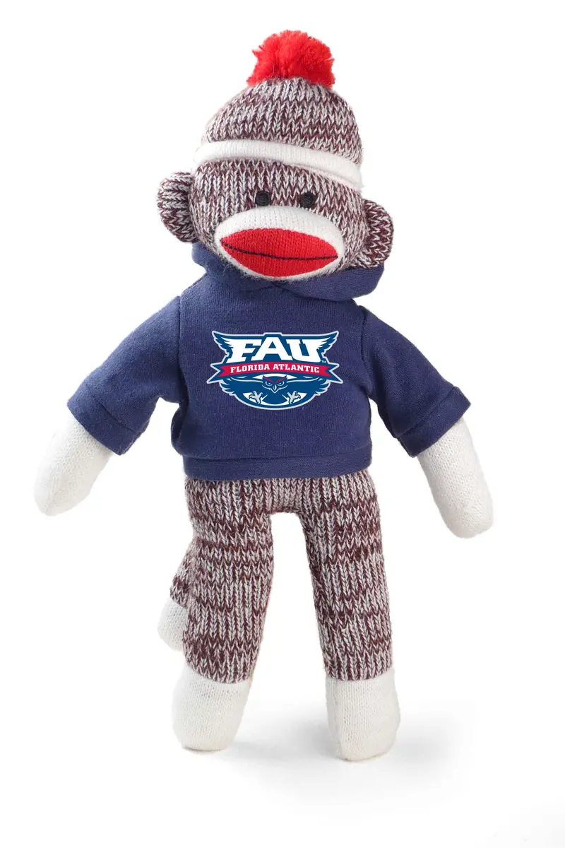 Florida Atlantic Owls Sock Monkey Beanie Hat 1