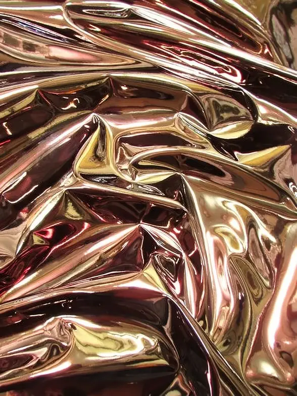 Gashe Brown Mirror-Reflective Vinyl Roll – Sold By The Yard 1