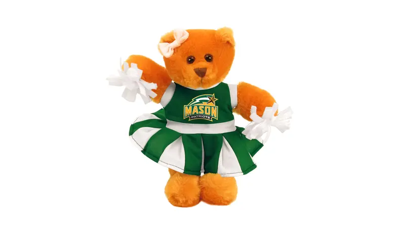 George Mason University 8-Inch Cheer Bear 1