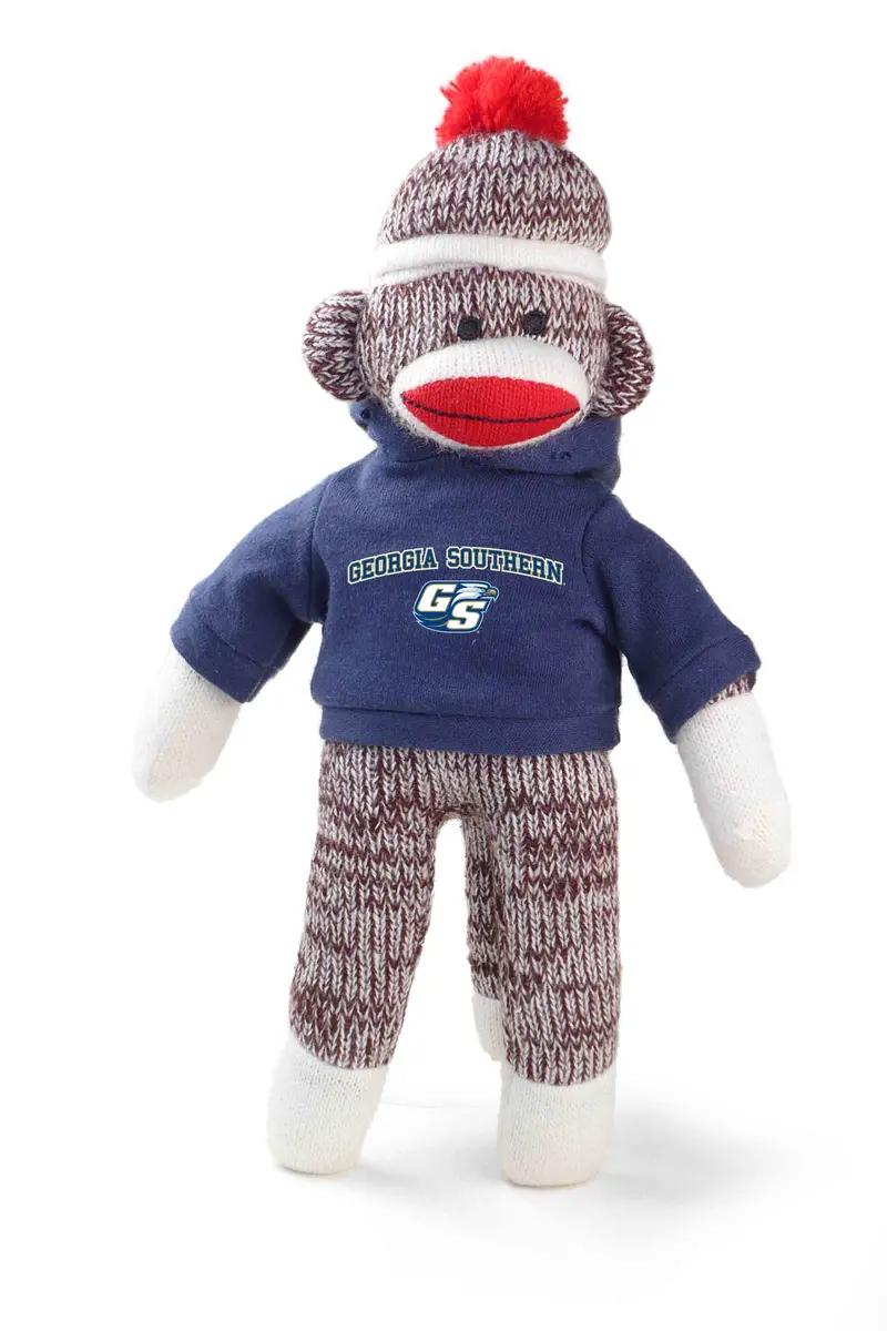 Georgia Southern University Sock Monkey Plush Toy 1