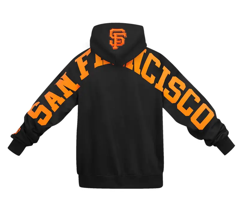 Giants Wingspan Fleece Hoodie – Black 1