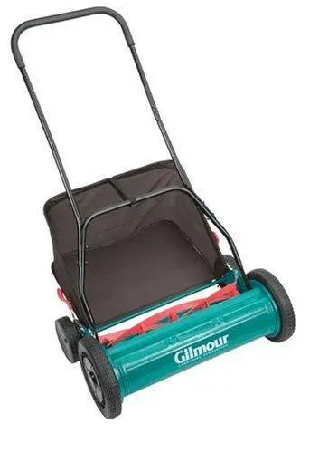 Gilmour Rm30 20-Inch Reel Lawn Mower With Integrated Grass Catcher 1