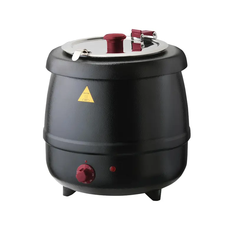 Glenray Premium Soup Warmer Kettle – 800W Portable Heating Unit With Black Housing 1