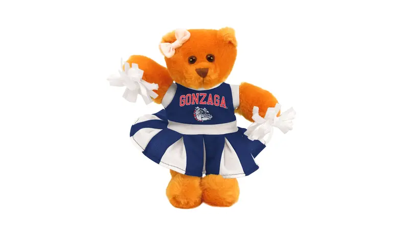 Gonzaga University Bulldogs 8-Inch Cheer Bear Plush Toy 1