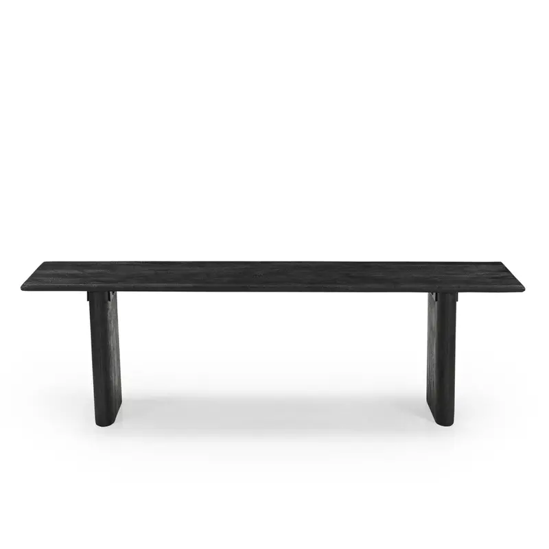 Grackle Black Solid Wood Dining Bench – Slim Profile & Durable Build 1
