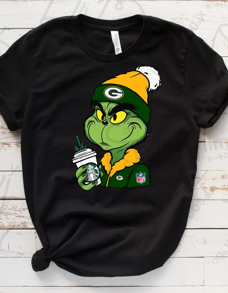Green Bay Packers X Grinch Graphic Tee 1