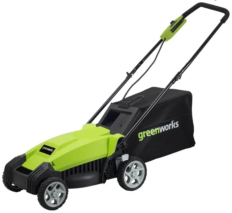 Greenworks Mo14B00 14-Inch 9-Amp Corded Electric Lawn Mower 1