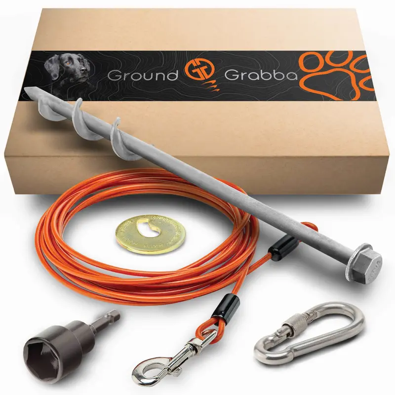 Grounded Paws Adjustable Dog Tie-Down System 1