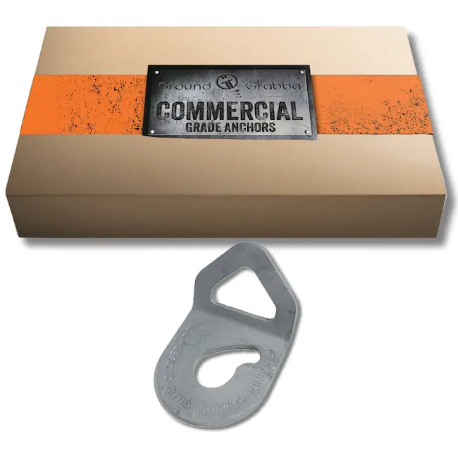 Groundgrabba Ch14 Closed Hook – Heavy-Duty Galvanized Tie-Down Solution 1