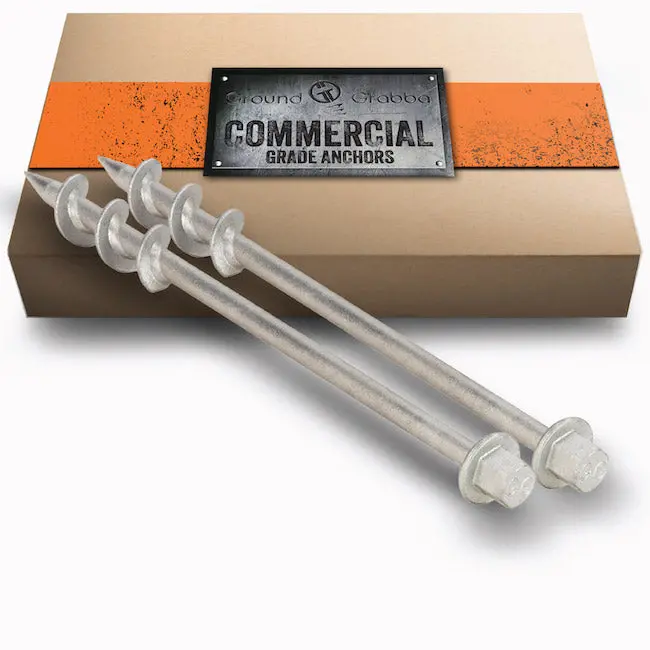 Groundgrabba Commercial 18-Inch (450Mm) Heavy-Duty Anchors – 2-Pack 1