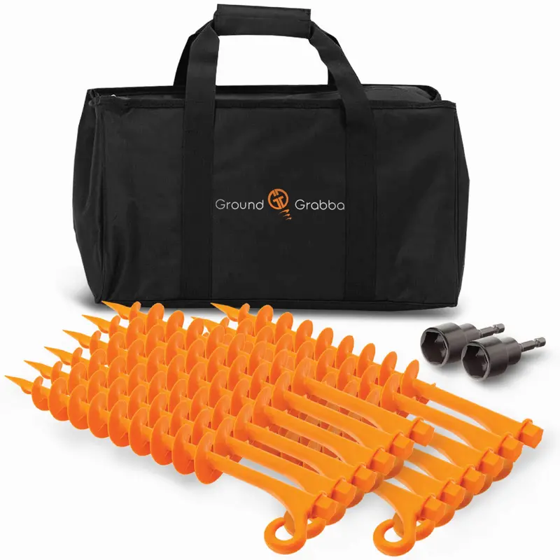 Groundgrabba Lite 12-Bag Anchor Kit – Organized Storage & Deployment 1