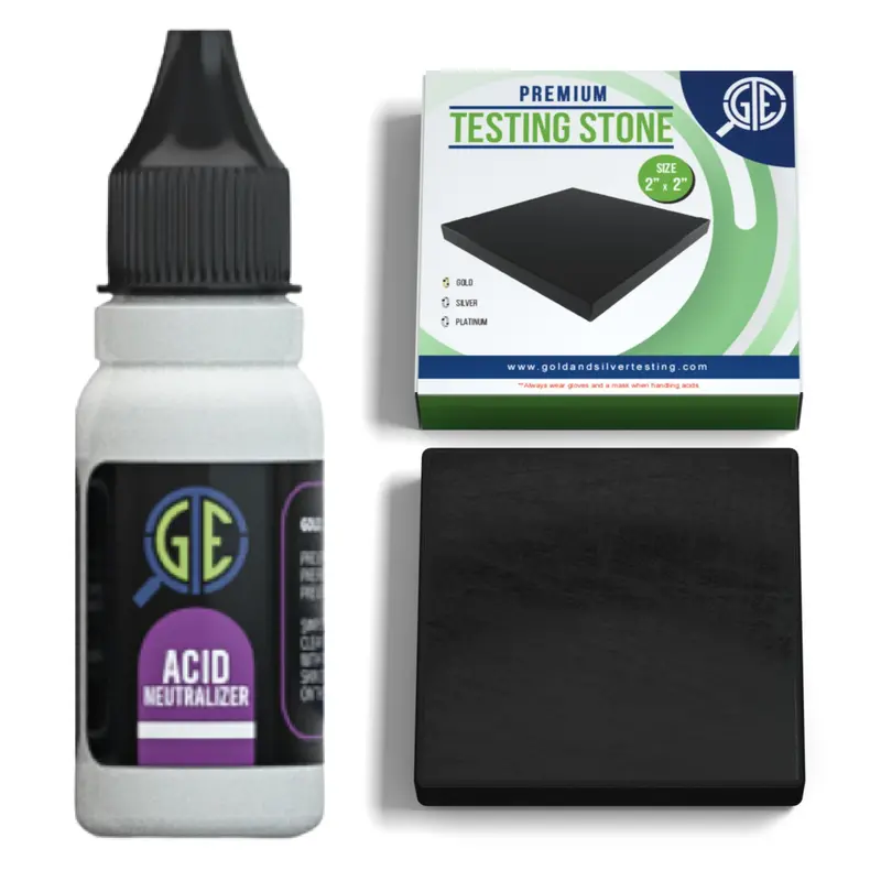 Gte Acid Neutralizer & Touchstone Cleaner: 0.5 Oz Solution For Safe Jewelry Testing Kit Maintenance 1
