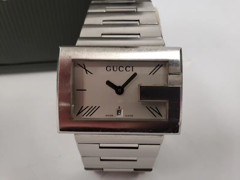 Gucci Chrome Stainless Steel Dress Watch 1