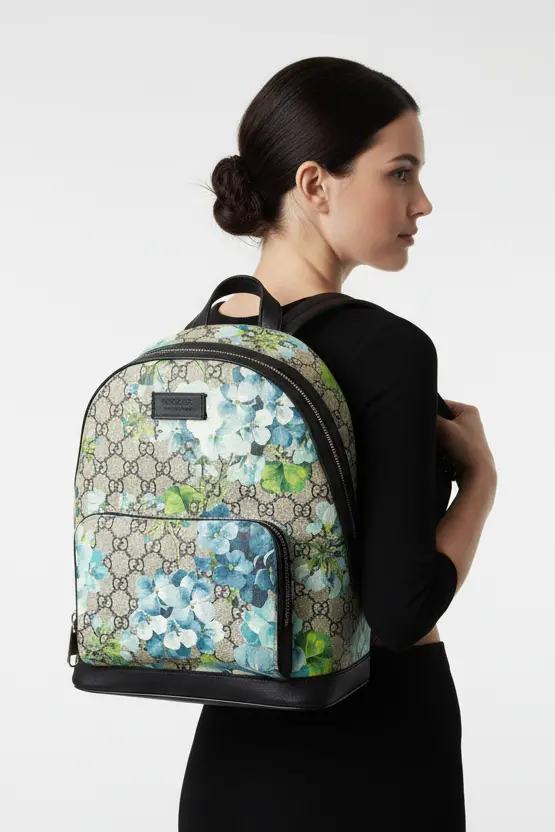 Gucci Gg Blooms Floral Print Backpack (Model 546327) 1