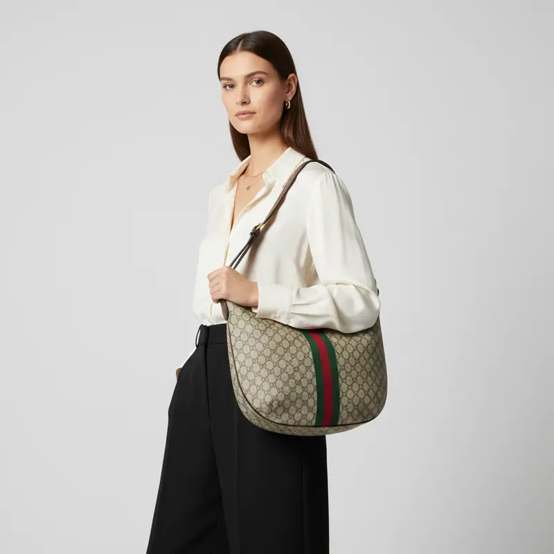 Gucci Ophidia Gg Supreme Large Shoulder Bag – Canvas And Leather 1