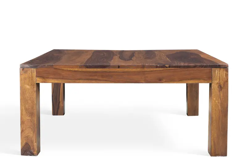 Handcrafted Sheesham Wood Cube Accent Table 1