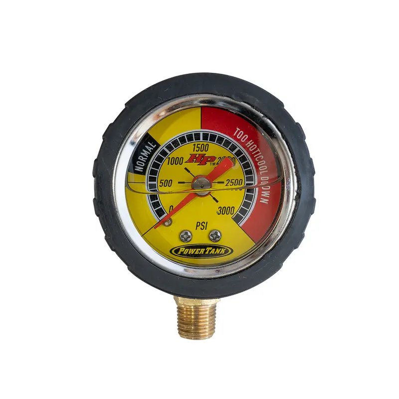 High-Pressure Replacement Gauge – 3000 Psi Top-Mount Display For Hp250I Regulators 1