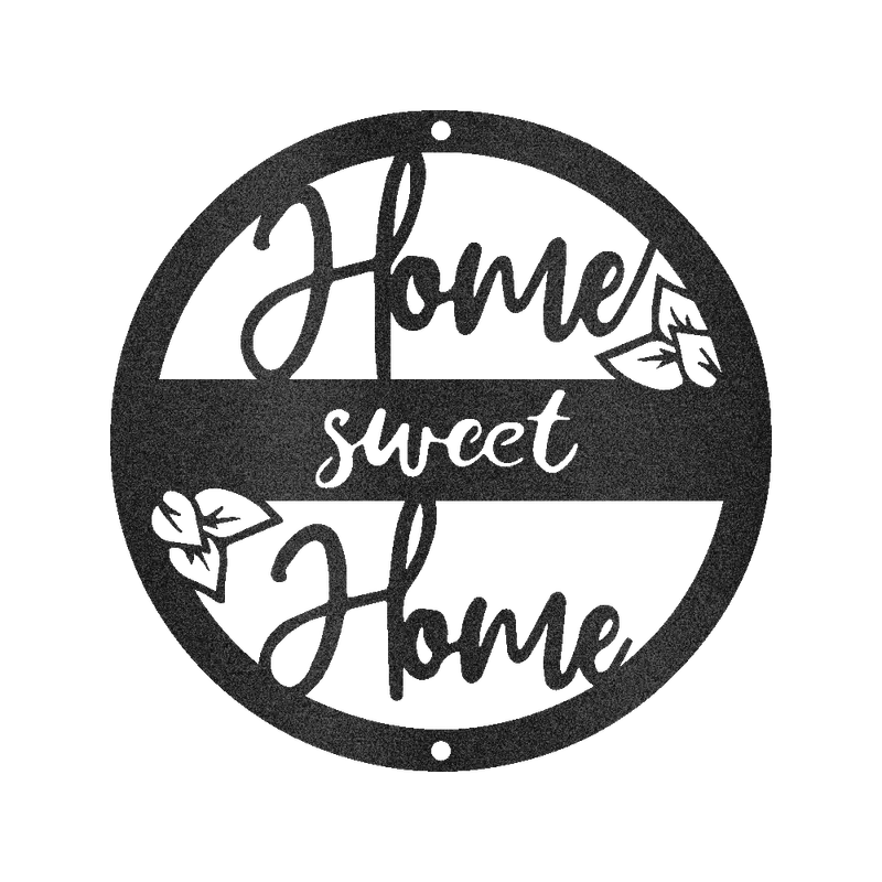 Home Sweet Home Metal Wall Art – Celebrate Housewarming Or Anniversary 1