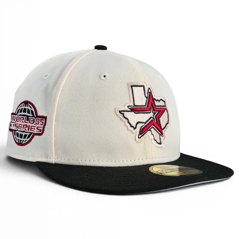 Houston Astros Bricks & Bikes New Era 59Fifty Fitted Hat – Chrome White/Black 1