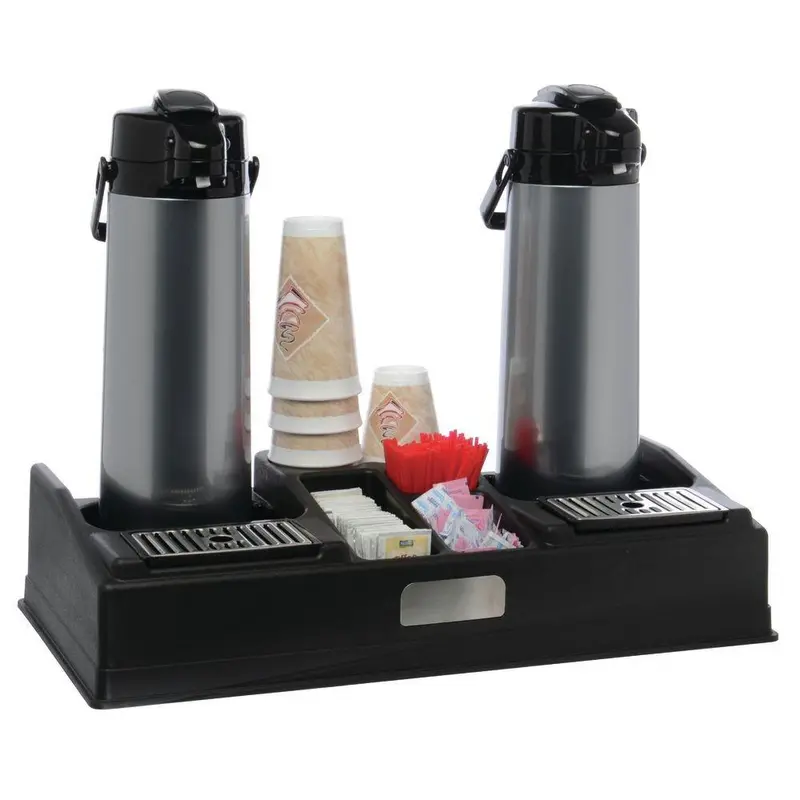 Hubert Double-Chamber Polypropylene Airpot Station – Heavy-Duty Commercial Dispenser 1
