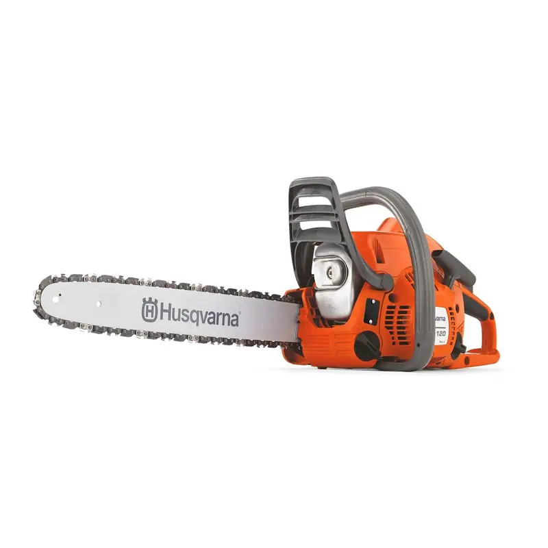 Husqvarna 120 Mark Ii 16-Inch Gas-Powered Chainsaw – Orange And Gray Finish 1