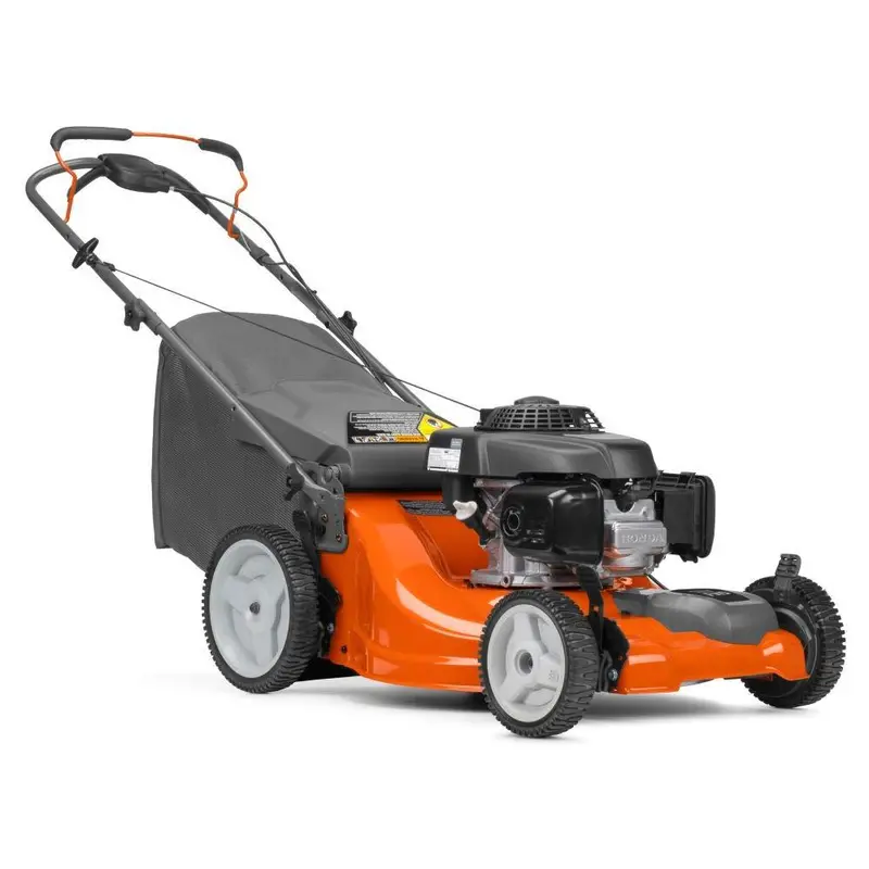 Husqvarna L221Fh 21-Inch Walk-Behind Lawn Mower – Orange/Gray Design 1