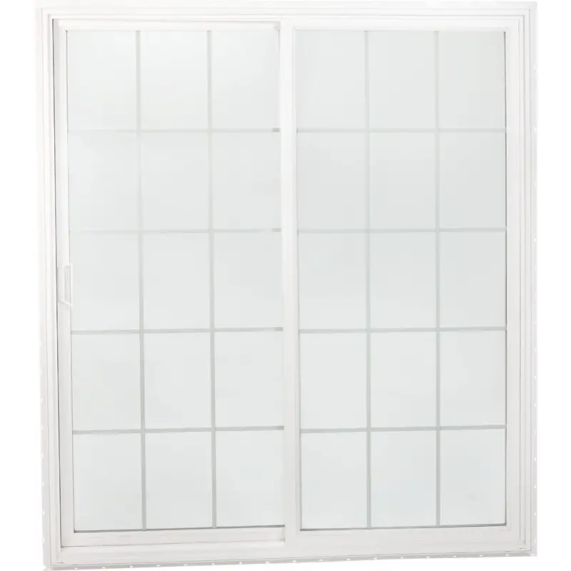Interstate 4202 White Reversible Sliding Patio Door – 6 Ft 0 In To 6 Ft 8 In, South Glass Pack 1