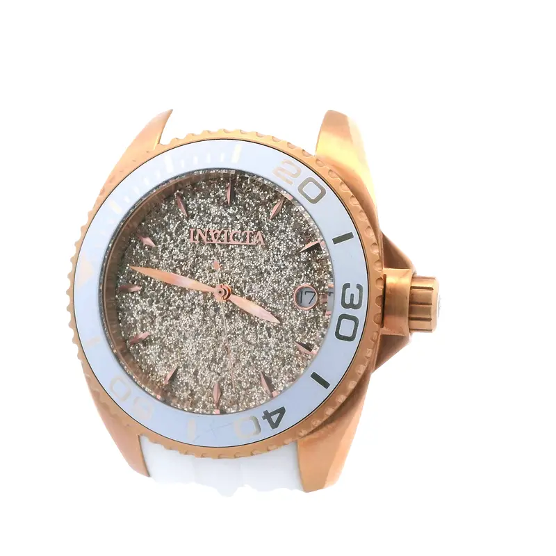 Invicta Angel Collection Rose Gold Glitter Watch For Women 1