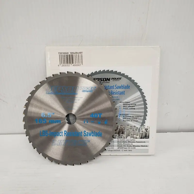 Jepson Lbs 40T Carbide-Tipped Impact-Resistant Saw Blade – 22040-3 1