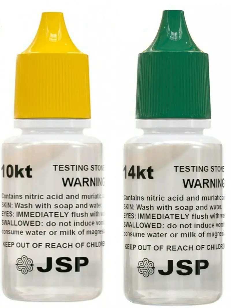 Jsp 10K & 14K Gold Testing Acid Set For Coins, Scrap, Bars & Jewelry Authentication 1