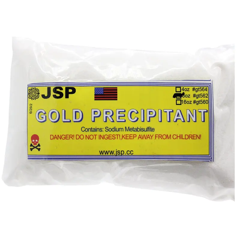 Jsp Gold Precipitant (8 Oz) – Smb & Pyrosulfite Formula For Refining & Recovery Processes 1