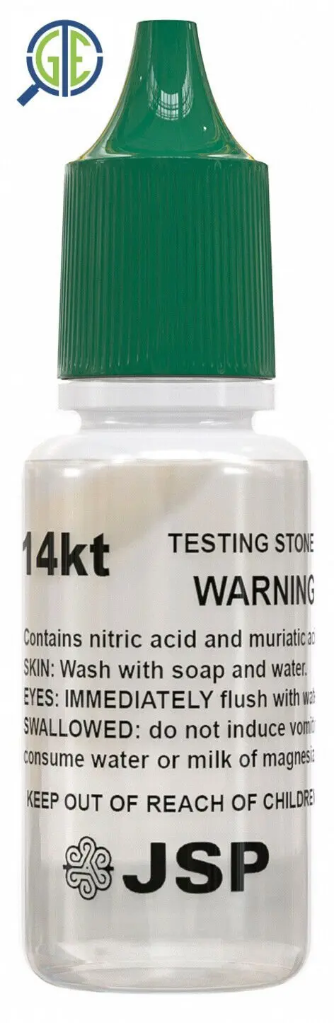Jsp Multi-Karat Gold Testing Acid Kit – Includes 10K, 14K, 18K, 22K, And 24K Solutions For Jewelry Appraisal 1