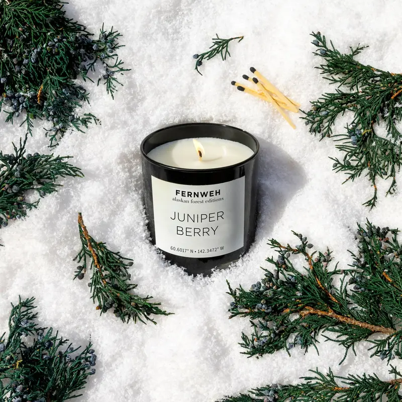 Juniper Berry Aromatic Soy Candle 1