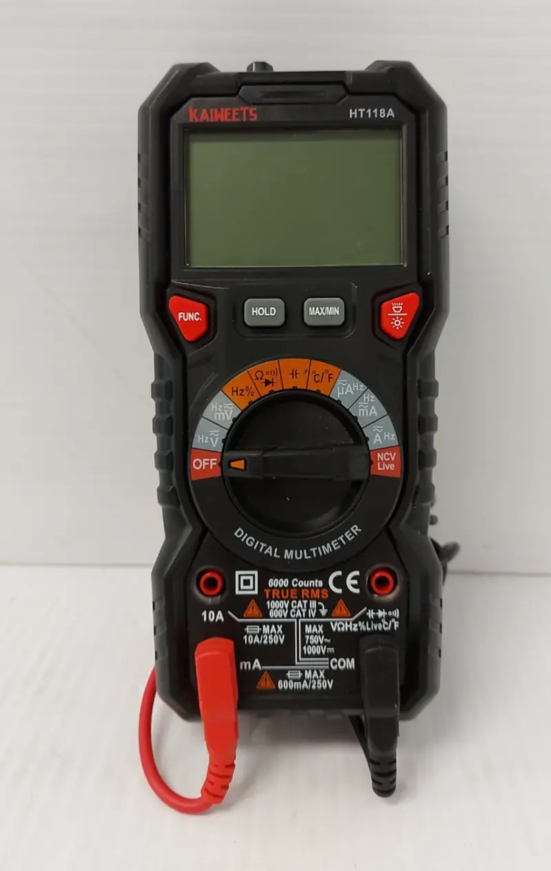 Kaiweets Ht118A Digital Multimeter – Auto-Ranging Lcd Tester With Safety Rating 1