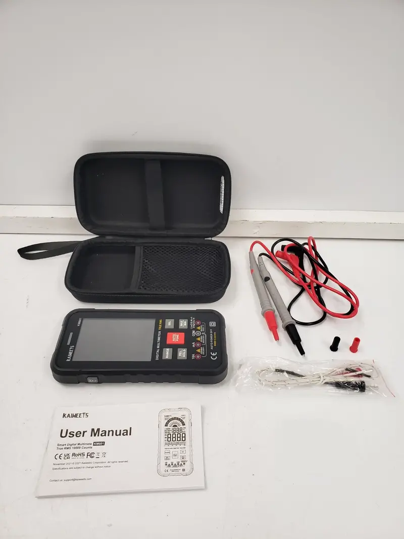 Kaiweets Km601 Digital Multimeter – Auto-Ranging, True Rms, Cat Iii 600V 1
