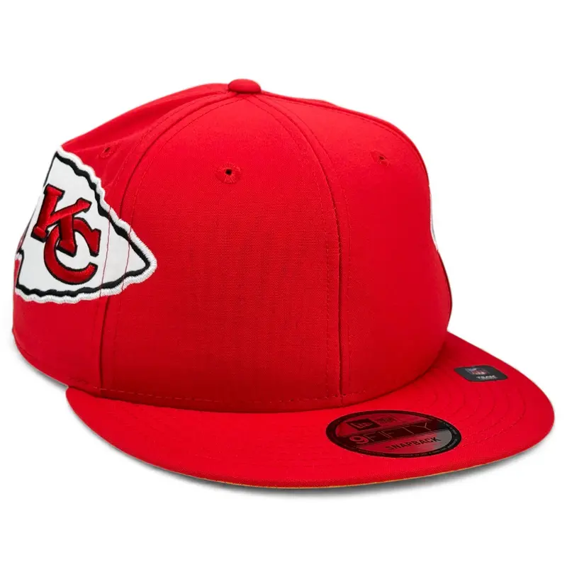 Kansas City Chiefs Authentic New Era 9Fifty Snapback Helmet Cap 1