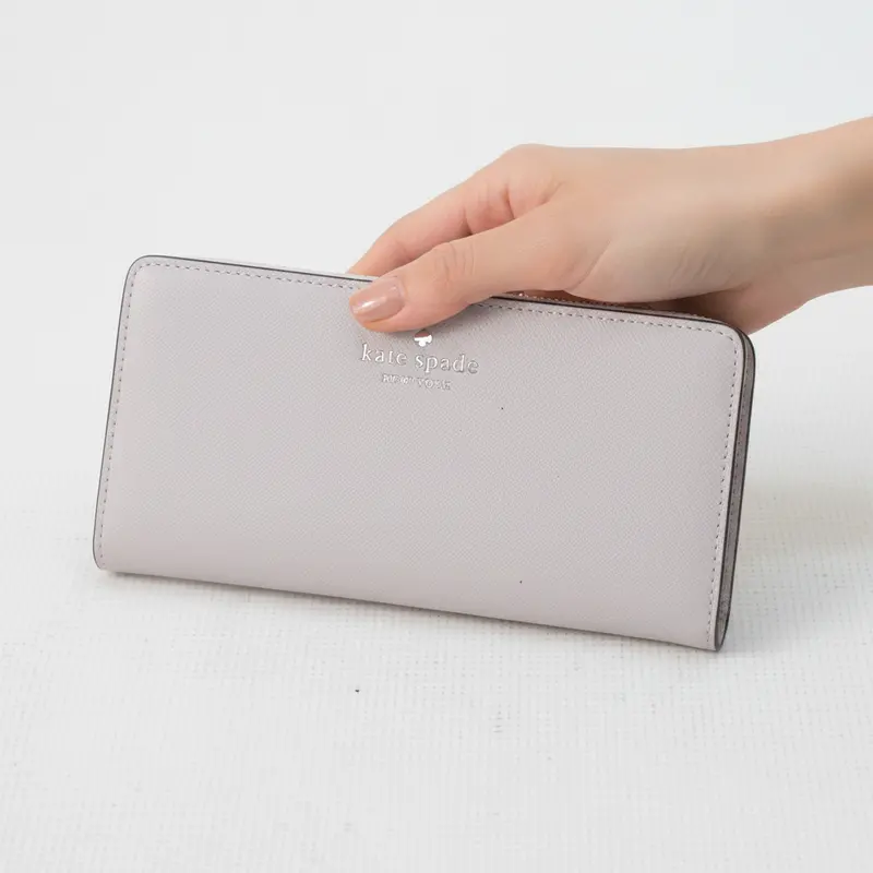 Kate Spade Madison Slim Bifold Wallet In Premium Leather 1