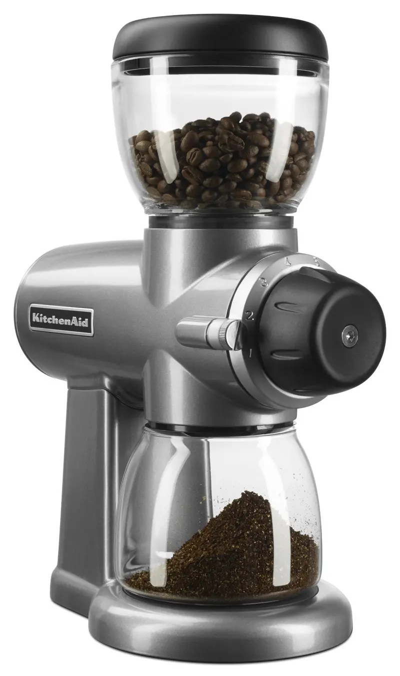 Kitchenaid Kcg0702Cs Burr Grinder – Contour Silver Precision Grinding Station 1